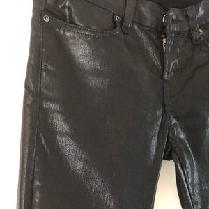 All Saints Black Wax Coates Jeans
